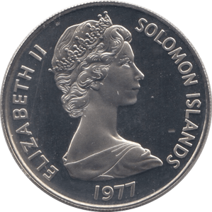 1977 PROOF 10 CENTS SOLOMON ISLANDS - WORLD COINS - Cambridgeshire Coins