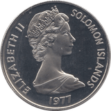 1977 PROOF 10 CENTS SOLOMON ISLANDS - WORLD COINS - Cambridgeshire Coins