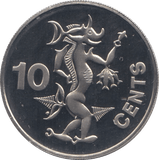 1977 PROOF 10 CENTS SOLOMON ISLANDS - WORLD COINS - Cambridgeshire Coins