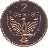 1977 PROOF 2 CENTS SOLOMON ISLANDS - WORLD COINS - Cambridgeshire Coins