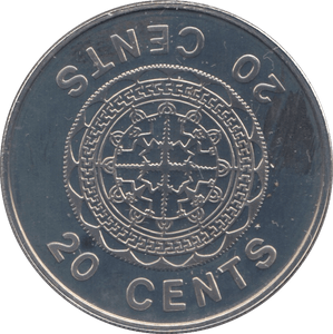 1977 PROOF 20 CENTS SOLOMON ISLANDS - WORLD COINS - Cambridgeshire Coins