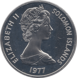 1977 PROOF 20 CENTS SOLOMON ISLANDS - WORLD COINS - Cambridgeshire Coins