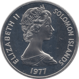 1977 PROOF 20 CENTS SOLOMON ISLANDS - WORLD COINS - Cambridgeshire Coins