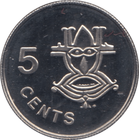 1977 PROOF 5 CENTS SOLOMON ISLANDS - WORLD COINS - Cambridgeshire Coins