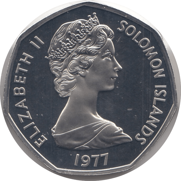 1977 PROOF ONE DOLLAR SOLOMON ISLANDS - WORLD COINS - Cambridgeshire Coins