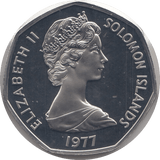 1977 PROOF ONE DOLLAR SOLOMON ISLANDS - WORLD COINS - Cambridgeshire Coins