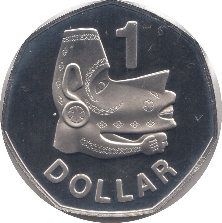 1977 PROOF ONE DOLLAR SOLOMON ISLANDS - WORLD COINS - Cambridgeshire Coins
