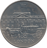 1977 ROYAL SILVER JUBILEE ROYAL SALUTE LONDON MEDAL - MEDALLIONS - Cambridgeshire Coins