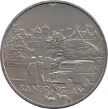 1977 ROYAL SILVER JUBILEE ROYAL SALUTE SANDRINGHAM MEDAL - MEDALLIONS - Cambridgeshire Coins