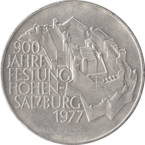 1977 SILVER 100 SCHILLING AUSTRIA - SILVER WORLD COINS - Cambridgeshire Coins