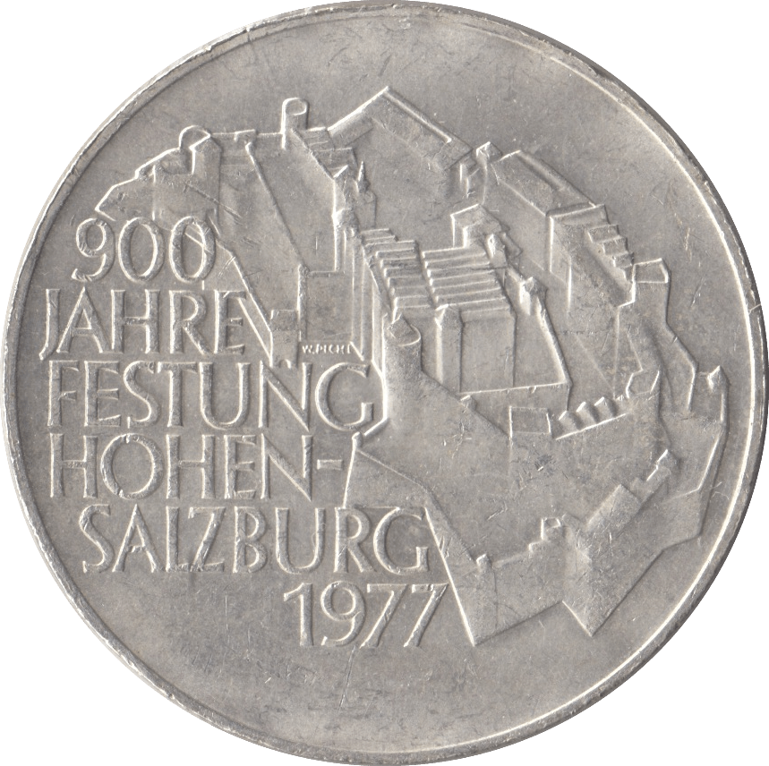 1977 SILVER 100 SCHILLING AUSTRIA - SILVER WORLD COINS - Cambridgeshire Coins