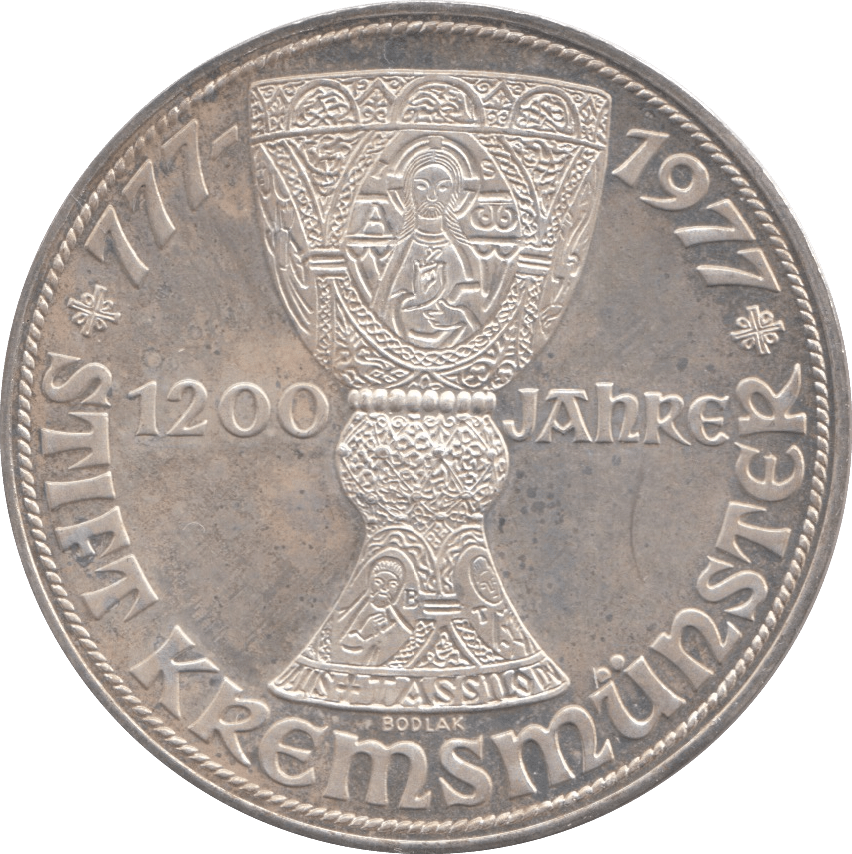 1977 SILVER PROOF 100 SCHILLING AUSTRIA - SILVER WORLD COINS - Cambridgeshire Coins