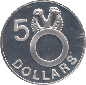 1977 SILVER PROOF 50 CENTS SOLOMON ISLANDS - WORLD COINS - Cambridgeshire Coins