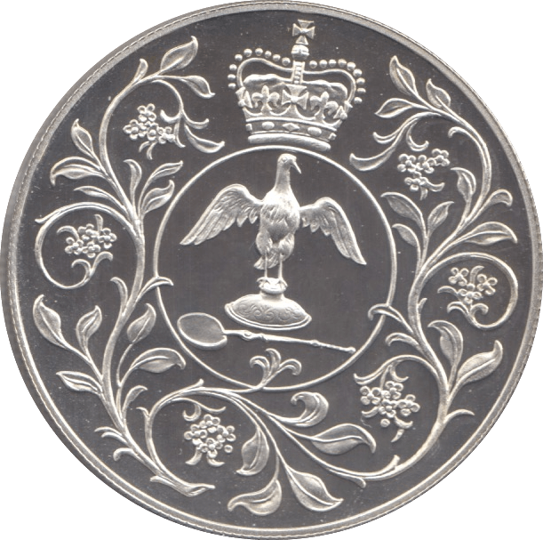 1977 SILVER PROOF CROWN - WORLD SILVER COINS - Cambridgeshire Coins