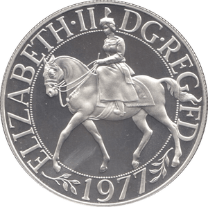1977 SILVER PROOF CROWN - WORLD SILVER COINS - Cambridgeshire Coins