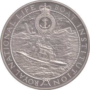 1977 SILVER PROOF ROYAL LIFEBOAT INSTITUTION MEDALLION - MEDALS & MEDALLIONS - Cambridgeshire Coins