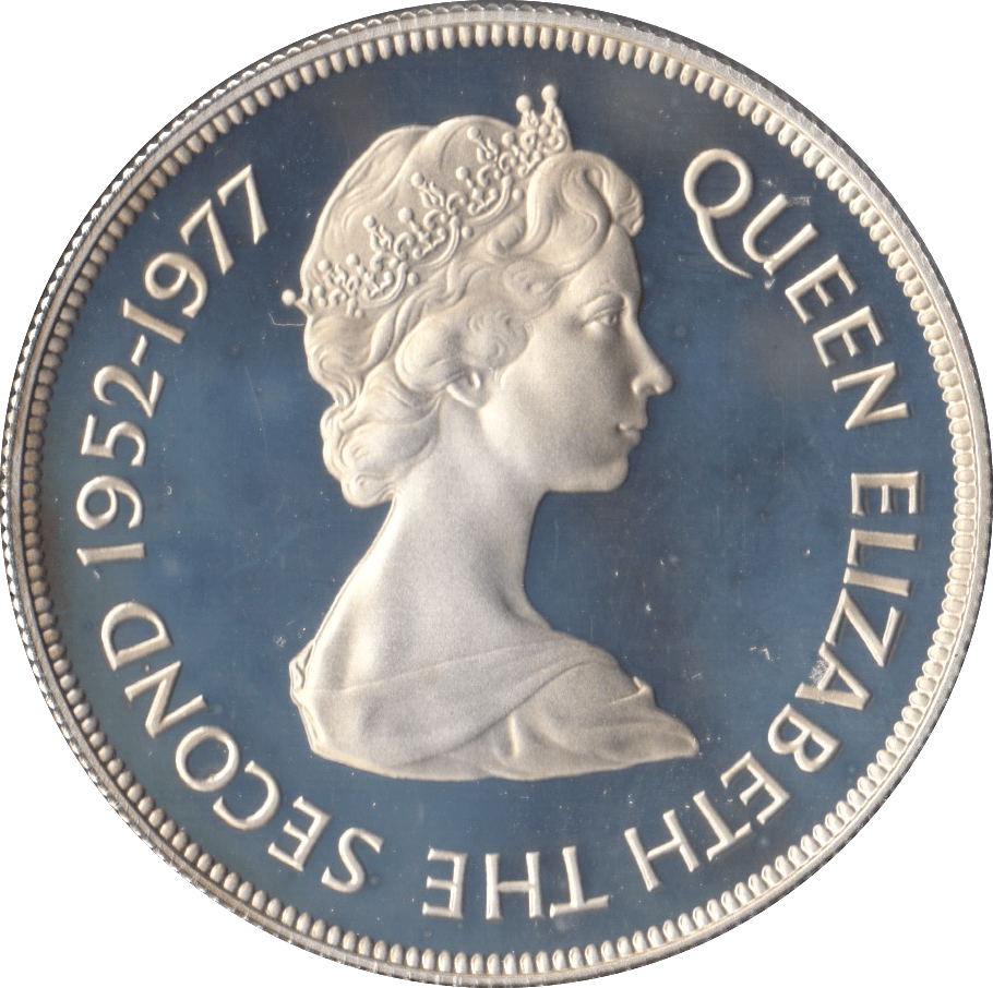 1977 SILVER PROOF TWENTY FIVE RUPEES MAURITIUS - SILVER WORLD COINS - Cambridgeshire Coins