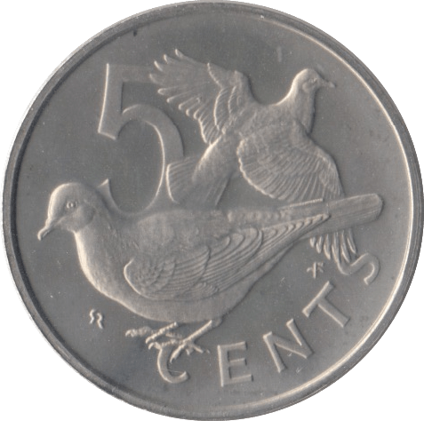 1977 TWO CENTS BRITISH VIRGIN ISLANDS ( PROOF ) - WORLD COINS - Cambridgeshire Coins