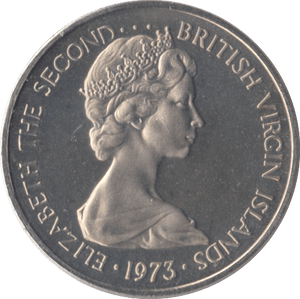 1977 TWO CENTS BRITISH VIRGIN ISLANDS ( PROOF ) - WORLD COINS - Cambridgeshire Coins