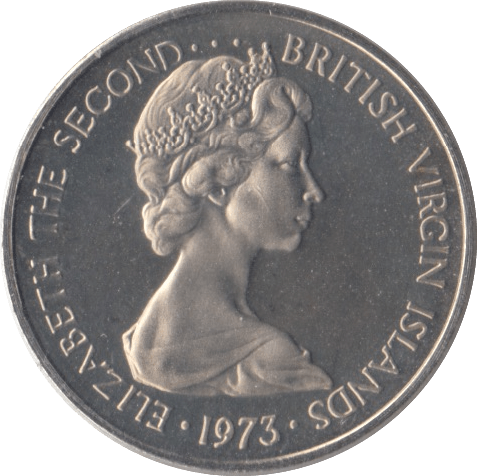 1977 TWO CENTS BRITISH VIRGIN ISLANDS ( PROOF ) - WORLD COINS - Cambridgeshire Coins
