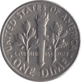 1977 USA ONE DIME - WORLD COINS - Cambridgeshire Coins