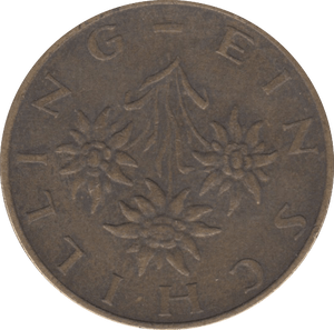1978 1 SHILLING AUSTRIA - WORLD COINS - Cambridgeshire Coins