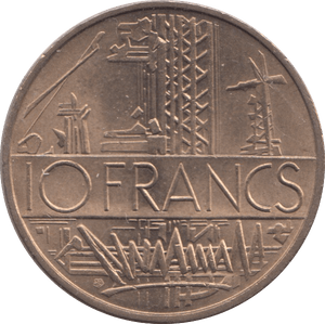 1978 10 FRANCS FRANCE - WORLD COINS - Cambridgeshire Coins