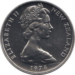 1978 20 CENTS NEW ZEALAND ( BU ) - WORLD COINS - Cambridgeshire Coins