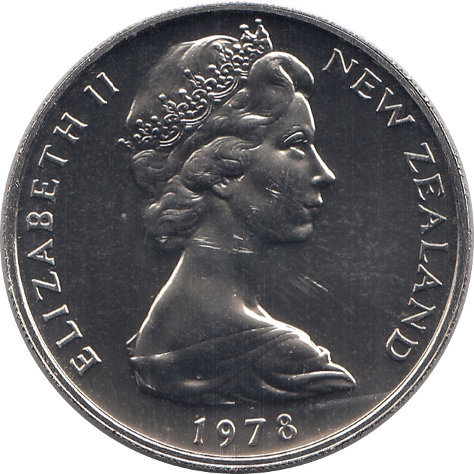 1978 20 CENTS NEW ZEALAND ( BU ) - WORLD COINS - Cambridgeshire Coins