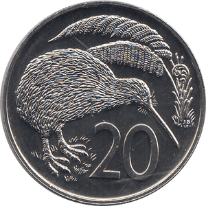 1978 20 CENTS NEW ZEALAND ( BU ) - WORLD COINS - Cambridgeshire Coins