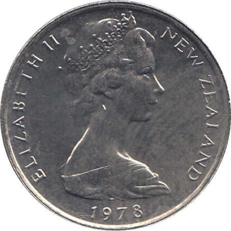 1978 5 CENTS NEW ZEALAND ( BU ) - WORLD COINS - Cambridgeshire Coins