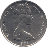 1978 5 CENTS NEW ZEALAND ( BU ) - WORLD COINS - Cambridgeshire Coins