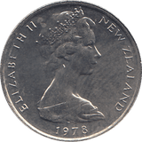 1978 5 CENTS NEW ZEALAND ( BU ) - WORLD COINS - Cambridgeshire Coins