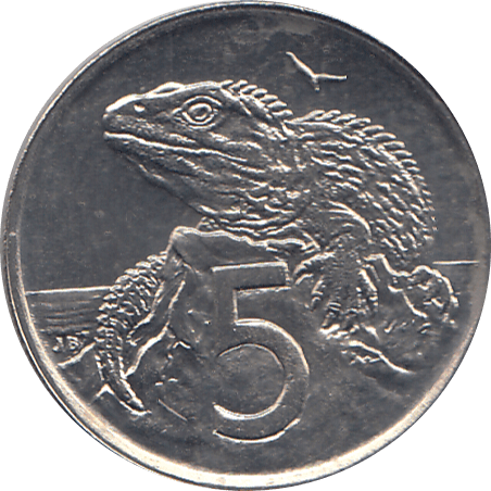 1978 5 CENTS NEW ZEALAND ( BU ) - WORLD COINS - Cambridgeshire Coins