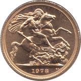 1978 GOLD SOVEREIGN ( BU ) - Sovereign - Cambridgeshire Coins