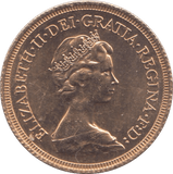 1978 GOLD SOVEREIGN BU ( UNC ) - Sovereign - Cambridgeshire Coins