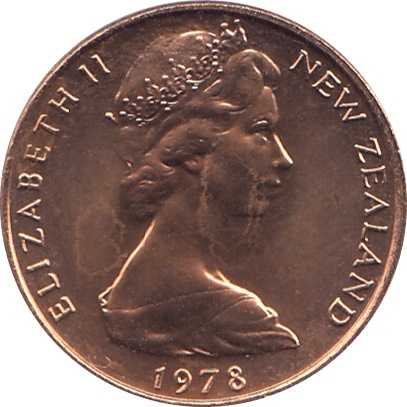 1978 ONE CENT NEW ZEALAND ( BU ) - WORLD COINS - Cambridgeshire Coins