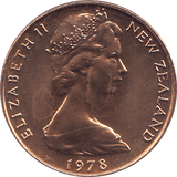 1978 ONE CENT NEW ZEALAND ( BU ) - WORLD COINS - Cambridgeshire Coins