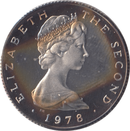 1978 SILVER PROOF ONE POUND ISLE OF MAN - SILVER WORLD COINS - Cambridgeshire Coins