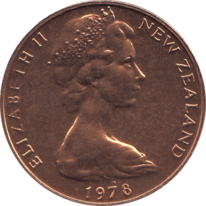 1978 TWO CENTS NEW ZEALAND ( BU ) - WORLD COINS - Cambridgeshire Coins