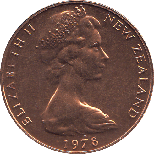 1978 TWO CENTS NEW ZEALAND ( BU ) - WORLD COINS - Cambridgeshire Coins