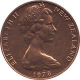 1978 TWO CENTS NEW ZEALAND ( BU ) - WORLD COINS - Cambridgeshire Coins