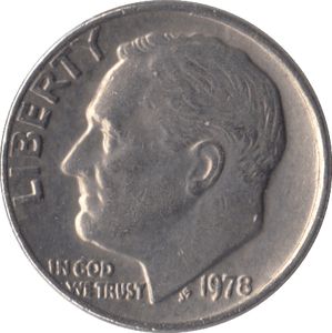 1978 USA ONE DIME - WORLD COINS - Cambridgeshire Coins