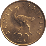 1979 20 SENTI TANZANIA - Cambridgeshire Coins