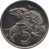 1979 5 CENTS NEW ZEALAND ( BU ) - WORLD COINS - Cambridgeshire Coins