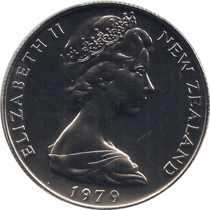 1979 50 CENTS NEW ZEALAND ( BU ) - WORLD COINS - Cambridgeshire Coins