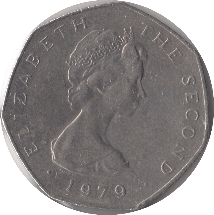 1979 50P ISLE OF MAN - 50P CHRISTMAS COINS - Cambridgeshire Coins
