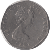 1979 50P ISLE OF MAN - 50P CHRISTMAS COINS - Cambridgeshire Coins