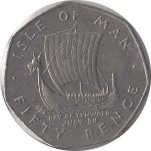 1979 50P ISLE OF MAN - 50P CHRISTMAS COINS - Cambridgeshire Coins