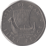 1979 50P ISLE OF MAN - 50P CHRISTMAS COINS - Cambridgeshire Coins